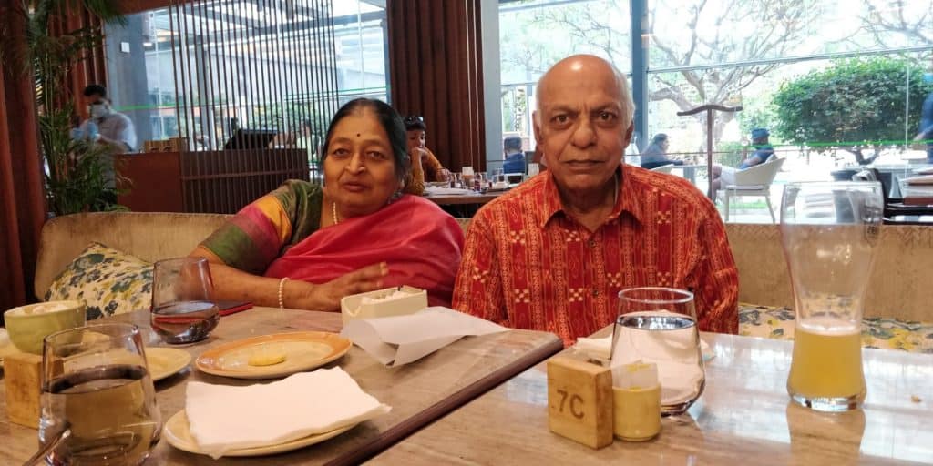 The couple TR Gopalakrishnan and Geetha Srinivasan