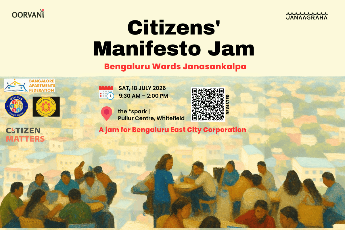 Building a citizens’ Manifesto for Bengaluru East